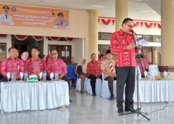 Bupati Limi Mokodompit Lepas Kontingen Pramuka Bolmong