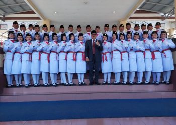 36 Paskibraka Bolmong Tahun 2022 Dikukuhkan