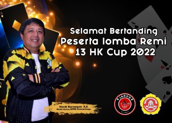 Peserta Membludak, Lomba Remi 13 HK CUP 2022 di Cafe Jarod Paling Meriah