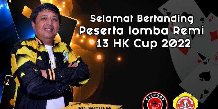 Peserta Membludak, Lomba Remi 13 HK CUP 2022 di Cafe Jarod Paling Meriah