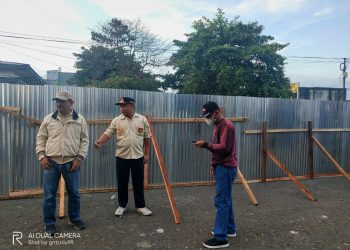 Tim Kerja Relokasi Bersama TNI Polri Pagar Seng Eks Pasar Serasi