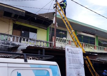 Tim Kerja Relokasi Putuskan Aliran Listrik eks Pasar Serasi
