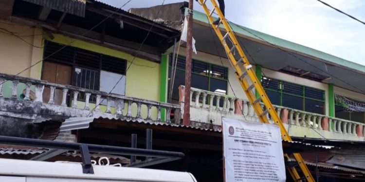 Tim Kerja Relokasi Putuskan Aliran Listrik eks Pasar Serasi