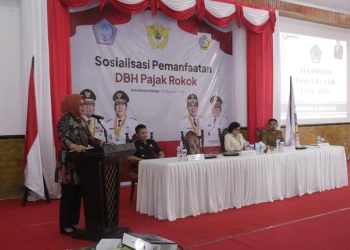 Tatong Bara Buka Sosialisasi Pemanfaatan DBH Pajak Rokok