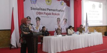Tatong Bara Buka Sosialisasi Pemanfaatan DBH Pajak Rokok