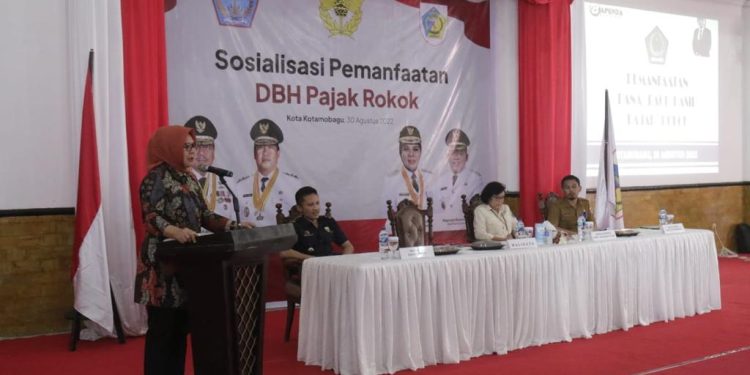 Tatong Bara Buka Sosialisasi Pemanfaatan DBH Pajak Rokok