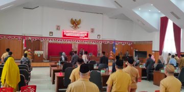 Ketua DPRD Bolsel Pimpin Paripurna PKUA-PPAS Tahun Anggaran 2022