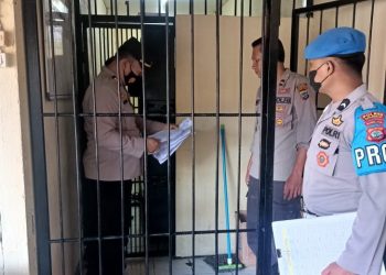 Polres Kotamobagu, Tahan 5 Tersangka Kasus Dugaan Penganiayaan Satpol-PP