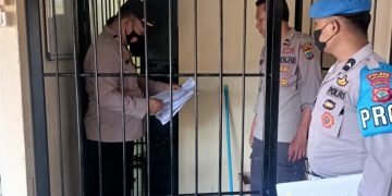 Polres Kotamobagu, Tahan 5 Tersangka Kasus Dugaan Penganiayaan Satpol-PP