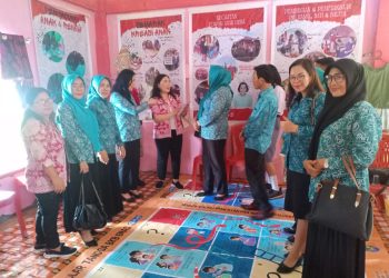 Penilaian Lomba Tingkat Provinsi, Ketua TP PKK Bolmong Harap Bolmong Jadi yang Terbaik