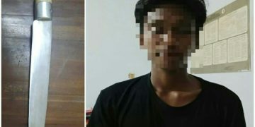 Respon Laporan Warga, Polsek Belang Amankan Pria Mabuk Bawa Sajam di Desa Borgo
