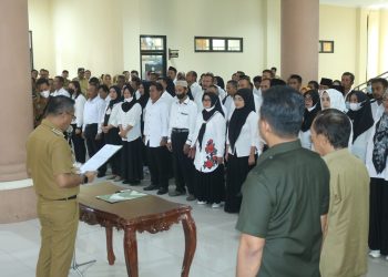 Bupati Boltim Lantik Anggota BPD Wilayah Pegunungan