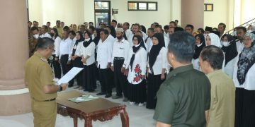 Bupati Boltim Lantik Anggota BPD Wilayah Pegunungan