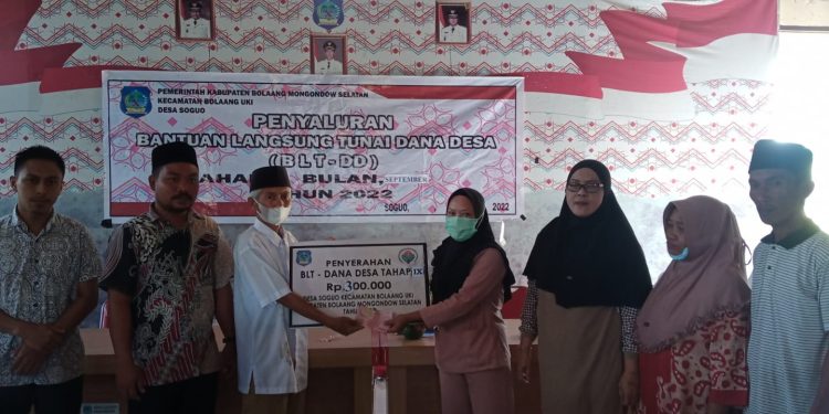 102 KPM Terima BLT DD Tahap 9, Sangadi Soguo: Gunakan untuk Kebutuhan Pokok