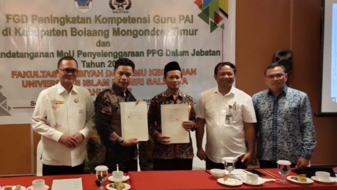Pemkab Boltim dan UIN Salatiga Tanda Tangani MOU