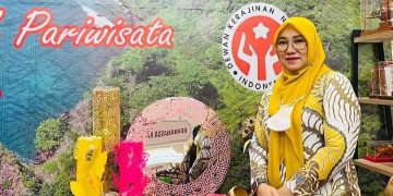 Ketua TP PKK Boltim Hadiri Pameran Kriyanusa 2022