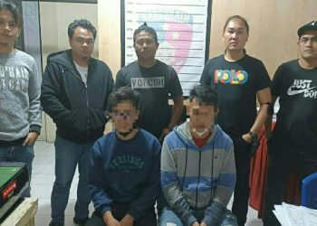 Dua Terduga Pelaku Penganiayaan di Matani, Diamankan Tim Anti Bandit Polres Tomohon