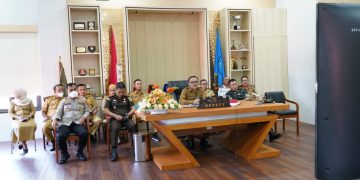 Bahas Penanggulangan Inflasi, Bupati Bolmong Ikuti Rapat Virtual Bersama Mendagri