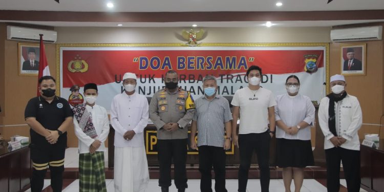 Polda Sulut Gelar Doa Bersama bagi Korban Tragedi Kanjuruhan