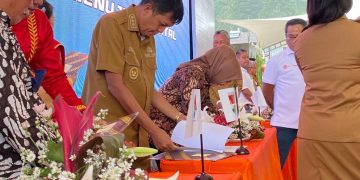 Wali Kota Tatong Bara Teken MoU Smart City dengan Bank BNI