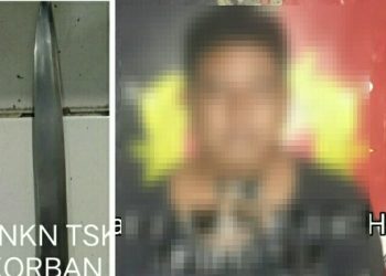 Ancam Selingkuhan dengan Pisau, HR Diamankan Tim Resmob Polres Bitung