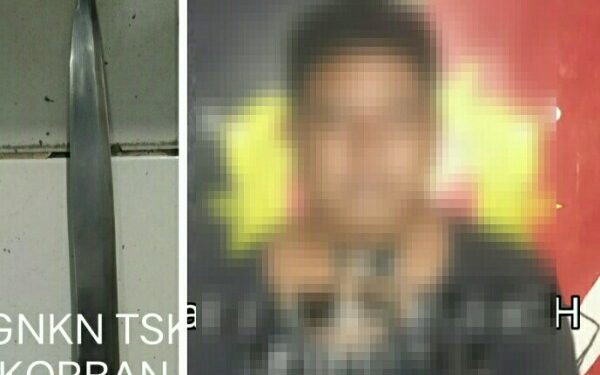Ancam Selingkuhan dengan Pisau, HR Diamankan Tim Resmob Polres Bitung
