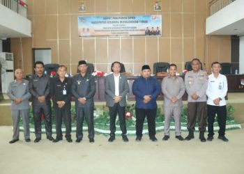 Bupati Sachrul Hadiri Paripurna Penetapan Ranperda Perubahan APBD