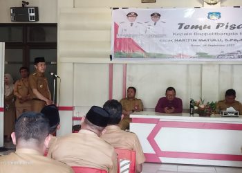 Hadiri Temu Pisah ASN, Bupati Iskandar Apresiasi Kinerja Harifin Matulu Selama Mengabdi