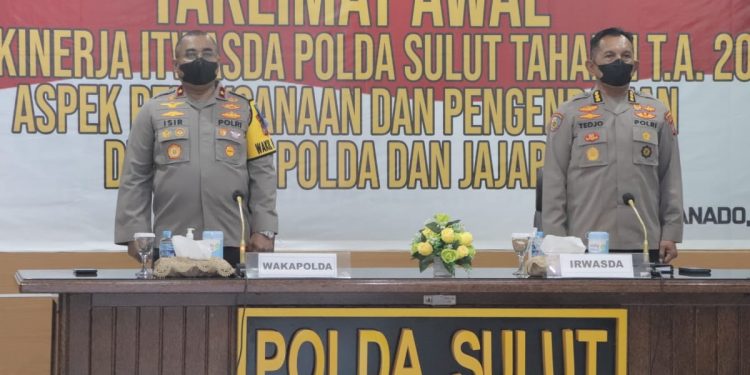 Wakapolda Sulut Buka Taklimat Awal Audit Kinerja Itwasda Tahap II Tahun Anggaran 2022