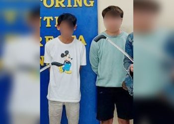 Tim Resmob Polresta Manado Gagalkan Transaksi Senjata Tajam di Kairagi