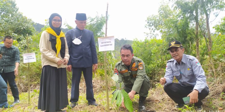 Meriahkan MHF 2022, Dinas Pertanian dan KPMA Maleo Lakukan Penanaman Bibit Pohon