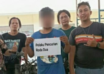 Curi 2 Buah Sepeda Motor di Wilayah Manado, RT Diringkus Tim ROTR di Minsel