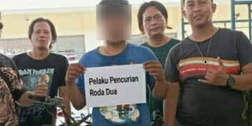 Curi 2 Buah Sepeda Motor di Wilayah Manado, RT Diringkus Tim ROTR di Minsel