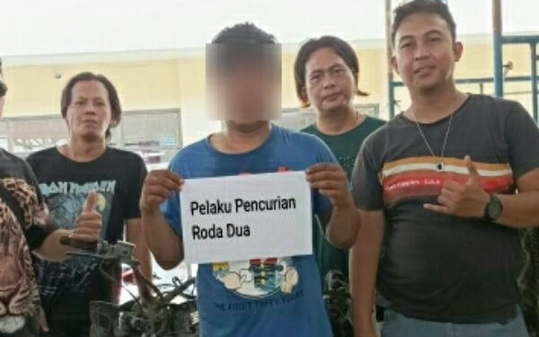 Curi 2 Buah Sepeda Motor di Wilayah Manado, RT Diringkus Tim ROTR di Minsel