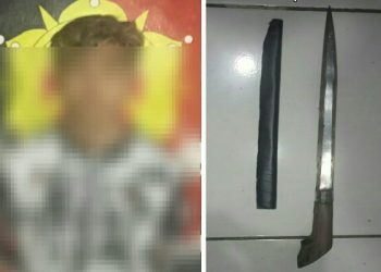 Bawa Sajam, Seorang Remaja di Bitung Timur Diamankan Polisi