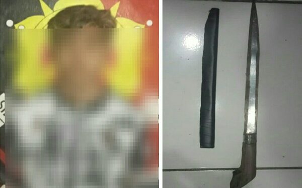 Bawa Sajam, Seorang Remaja di Bitung Timur Diamankan Polisi