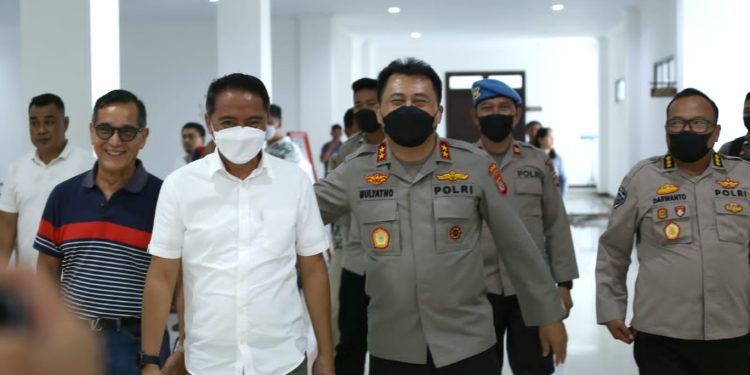 Bupati Sachrul Sambut Kunjungan Mantan Kapolda Sulut