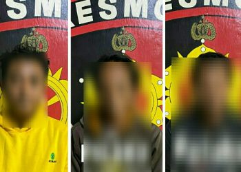 Tim Resmob Polres Bitung Amankan Terduga Pelaku Pencurian Barang Milik PT. Mobil Trans