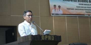 Hadiri Paripurna Penyampaian Ranperda APBD Boltim 2023, Ini yang Disampaikan Bupati Sachrul