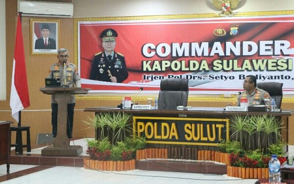 Commander Wish Kapolda Sulut Irjen Pol Setyo Budiyanto, ini Arahannya