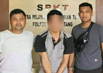 Ketahuan Mencuri Alat Musik Keyboard Milik Gereja, RK Diamankan di Polsek Bolangitang