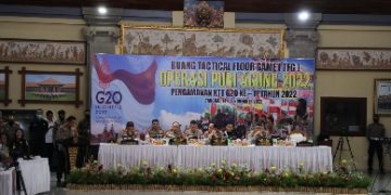 Wakapolri Pimpin Tactical Floor Game, Susun Strategi Pengamanan KTT G20 di Bal
