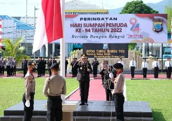 Polda Sulut Gelar Upacara Hari Sumpah Pemuda ke-94 Tahun 2022