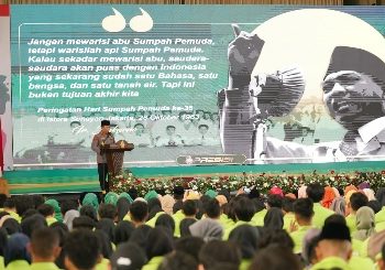 Orasi Kebangsaan Sumpah Pemuda, Kapolri: Persatuan-Kesatuan Wujudkan Indonesia Emas 2045