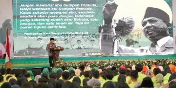 Orasi Kebangsaan Sumpah Pemuda, Kapolri: Persatuan-Kesatuan Wujudkan Indonesia Emas 2045