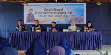 DP3A dan PWI Boltim Sosialisasi Pencegahan Bullying Terhadap Anak