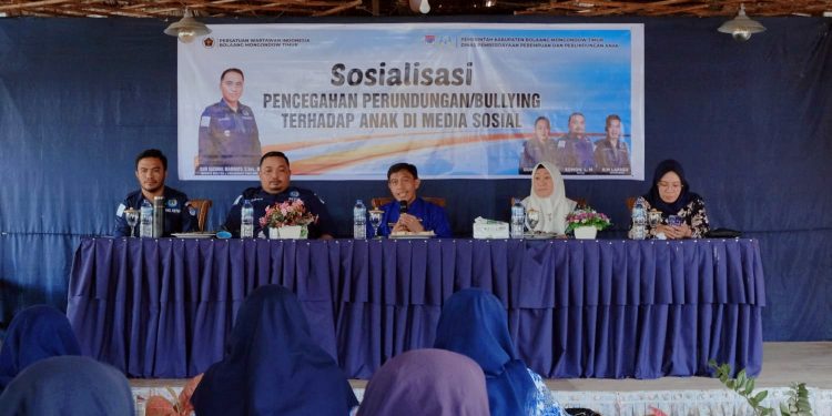 DP3A dan PWI Boltim Sosialisasi Pencegahan Bullying Terhadap Anak