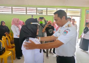 Bupati Sachrul Lantik Emi Mamonto Jadi Pj Sangadi Modayag II