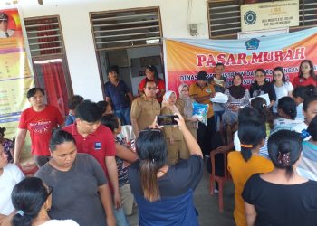 Gandeng Provinsi, Dinas Perdagangan dan ESDM Bolmong Gelar Pasar Murah