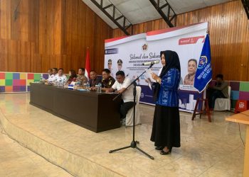 Wakili Wali Kota, Rafiqah Bora Buka Konferensi PWI ke III